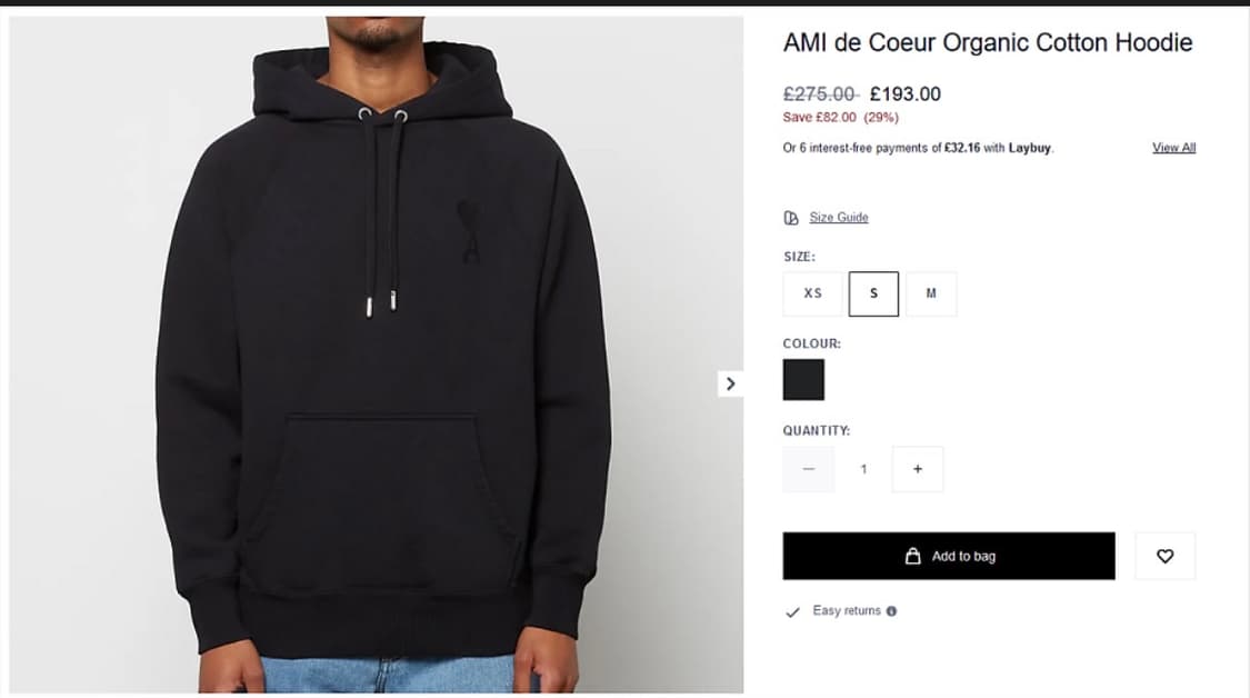 아미 후드티 상품이미지5