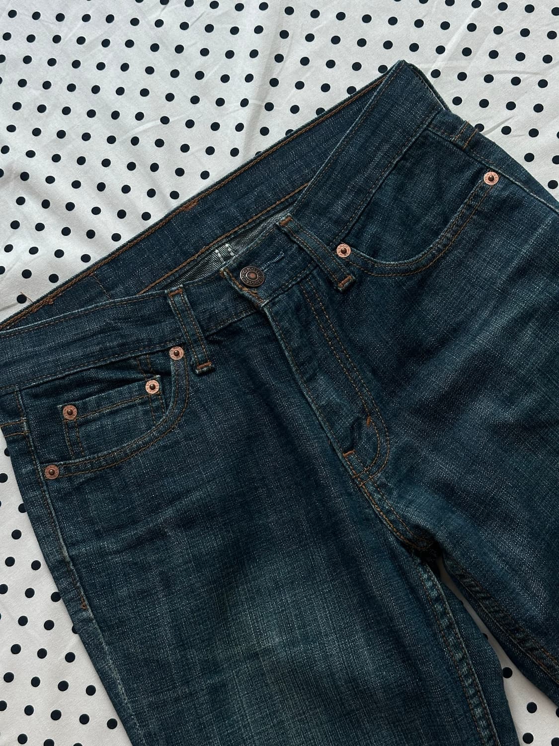 리바이스 00‘s 02571 오랜지탭 부츠컷 데님팬츠 y2k 갸루 펑크 상품이미지3