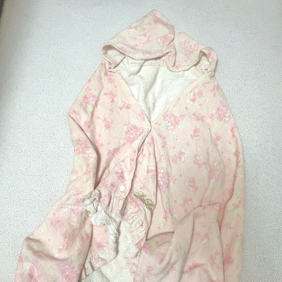 리즈리사 비치타올 가오리 니트 레오파드 원피스 세트 히메갸루 라떼갸루 상품이미지3