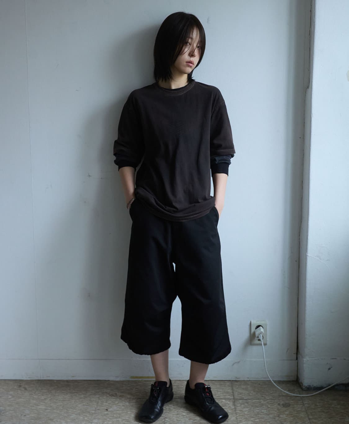 Hatchingroom Snow Shorts Black (4) 상품이미지2
