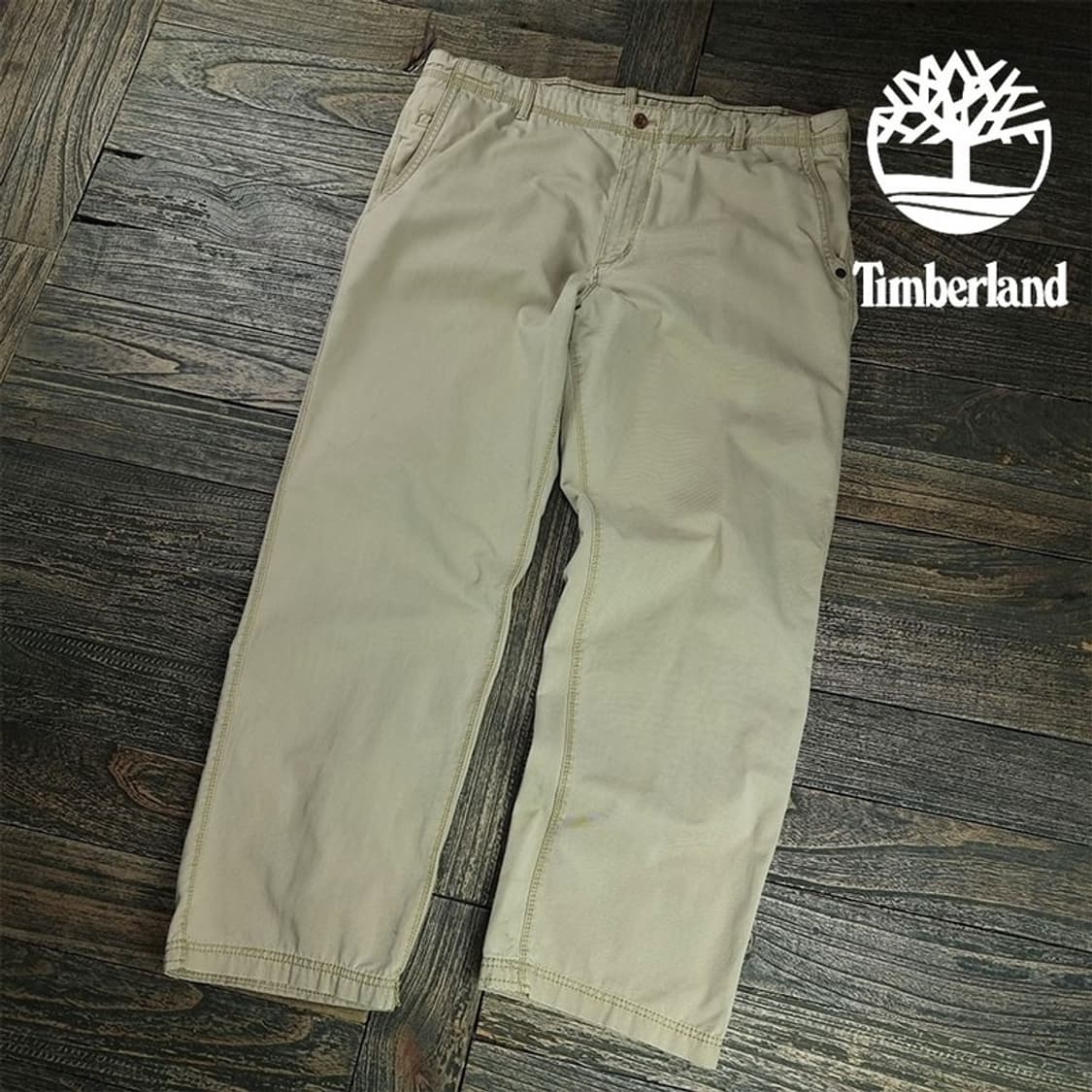 [팀버랜드] 빅사이즈 빈티지 코튼 워크 팬츠 베이지 M19611 상품이미지1