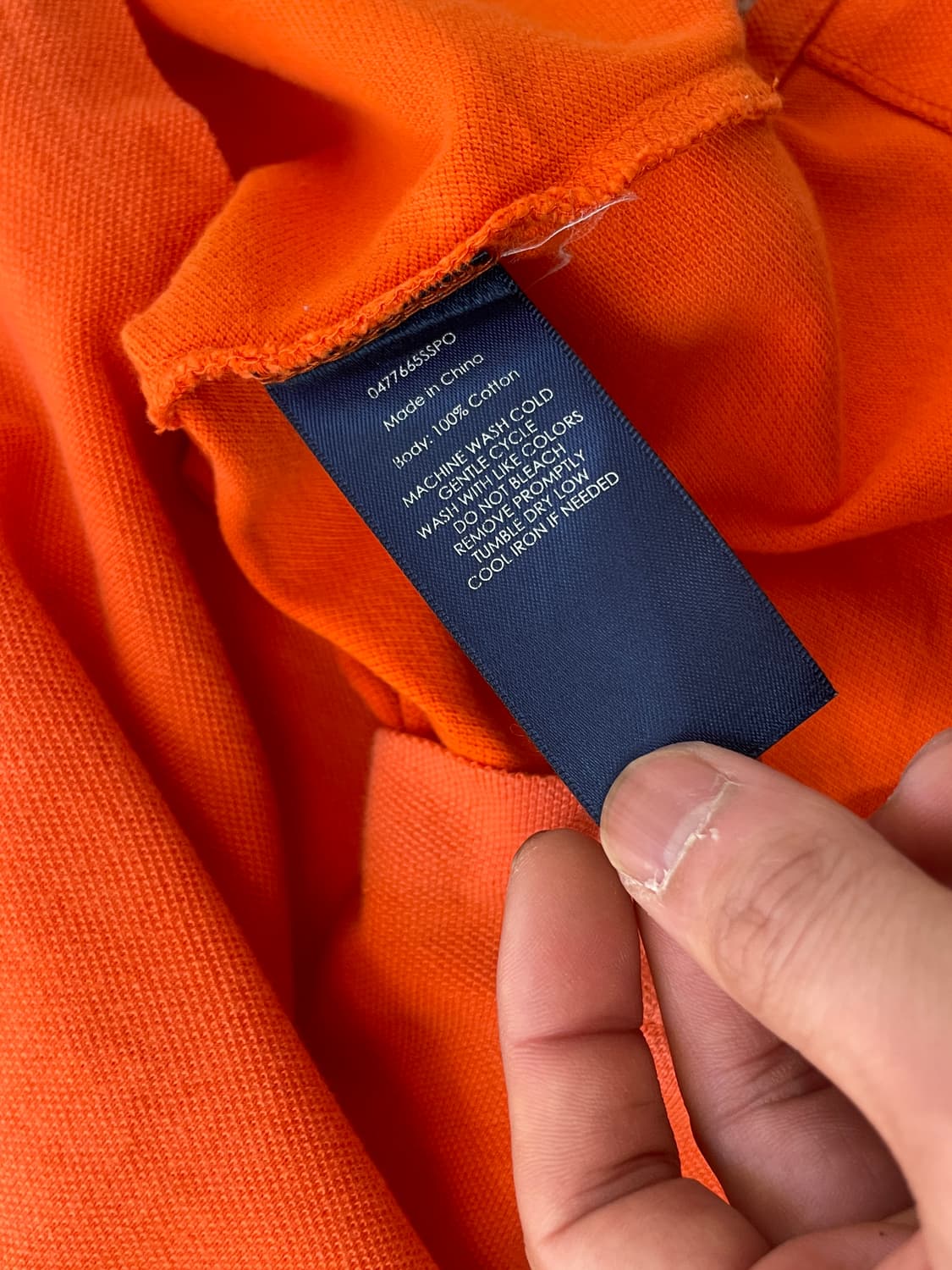 폴로랄프로렌 오렌지 카라 반팔티  상품이미지6
