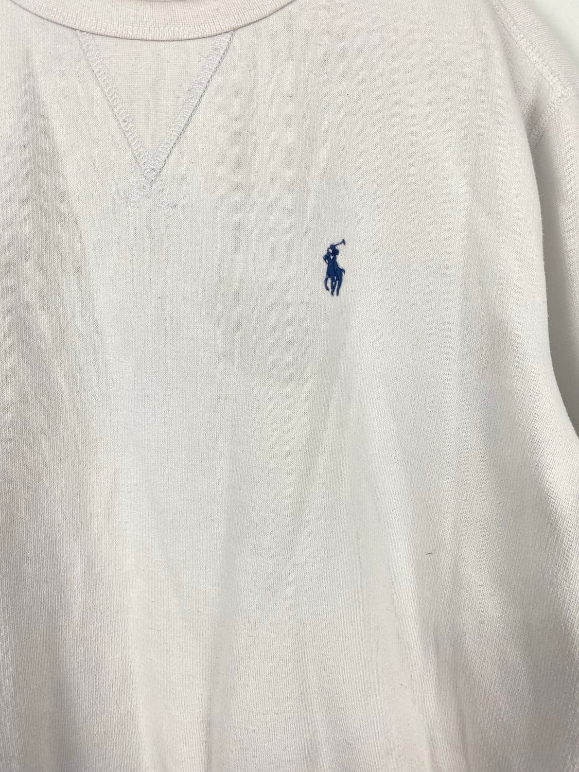 폴로 랄프로렌 화이트 맨투맨 스웻셔츠 M <483> 상품이미지3