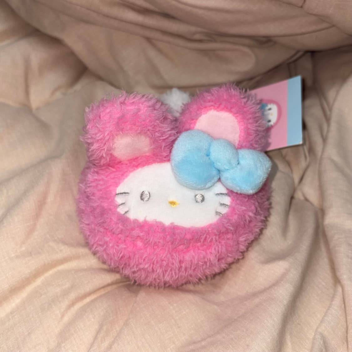 헬로키티 스프링 래빗 미니 파우치 키링 상품이미지1