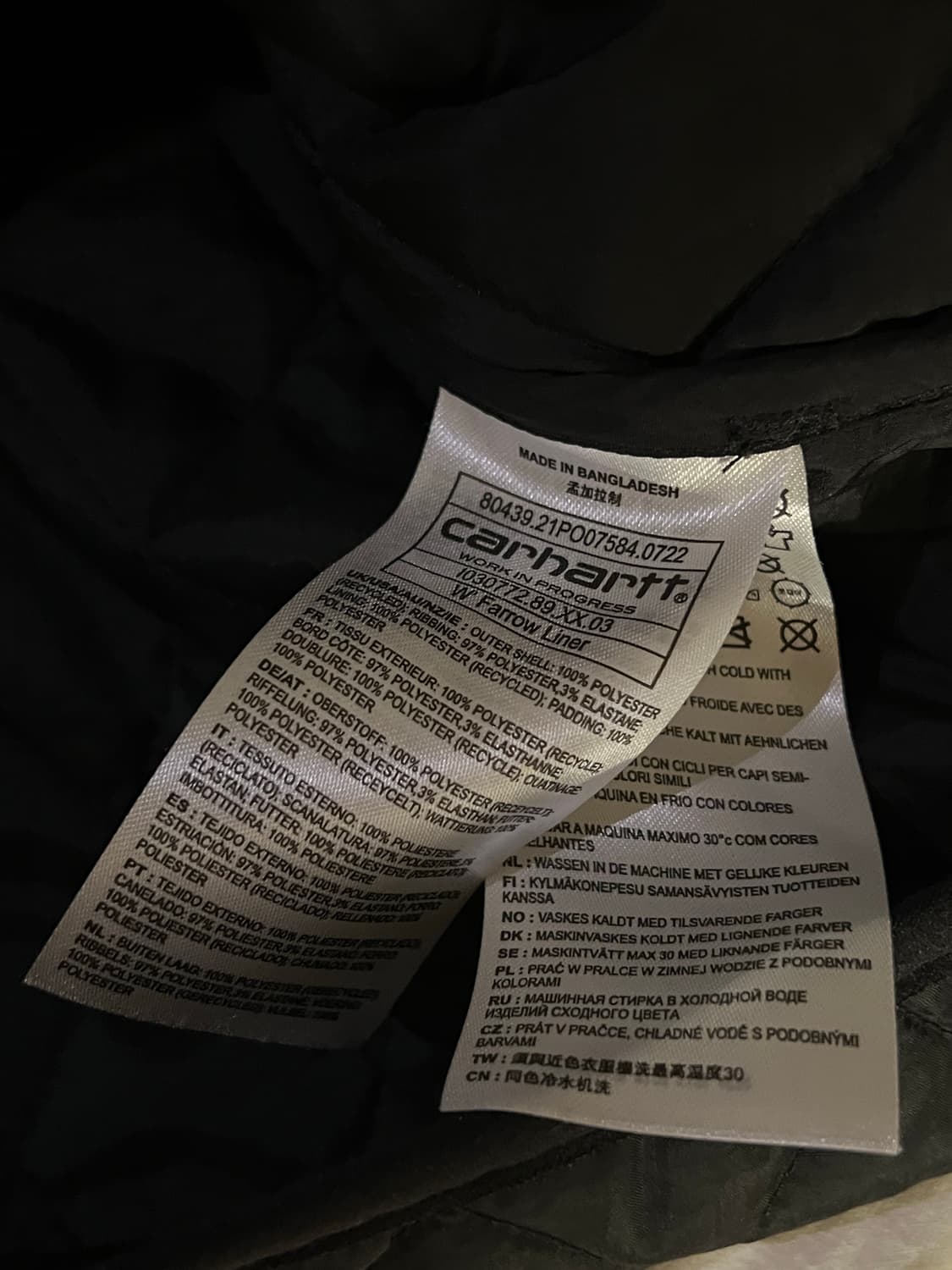 칼하트 워먼 Farrow 라이너 자켓 상품이미지4