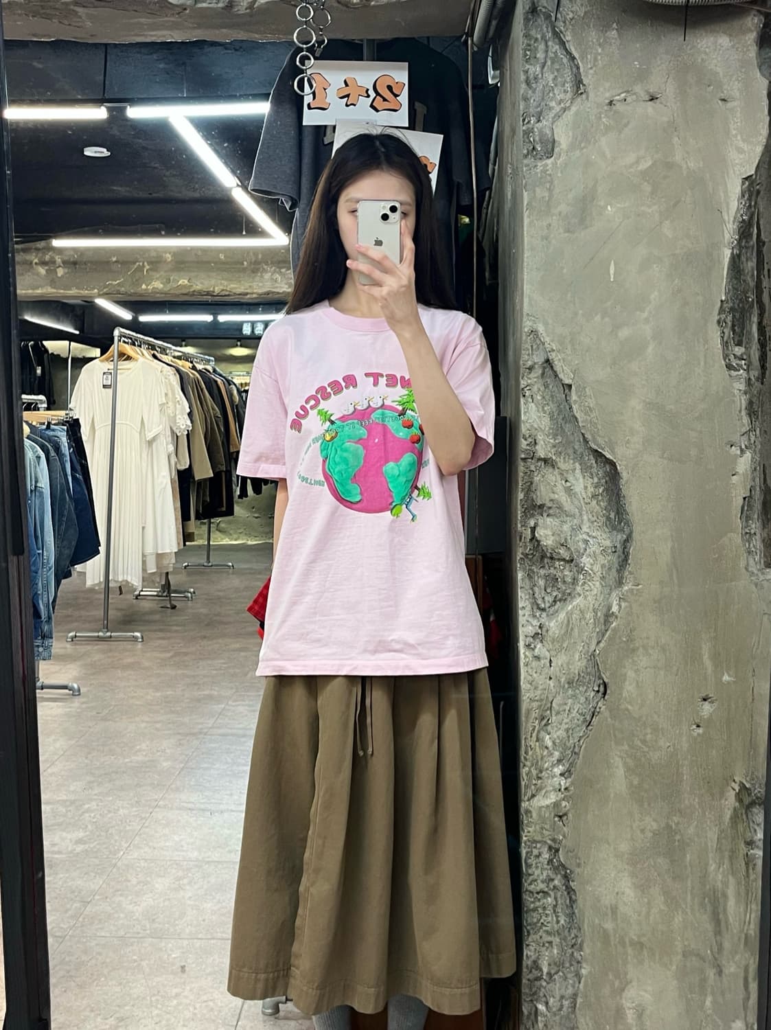 아크메드라비 반팔티 핑크 #csz4135 상품이미지2