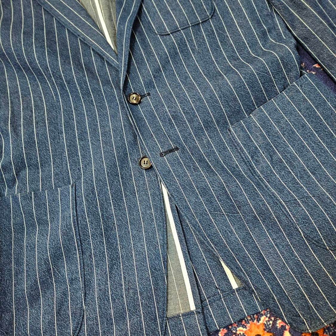 킨록 엔더슨(Kinloch) 린넨 코튼 혼방 투버튼 블레이져 자켓 상품이미지4