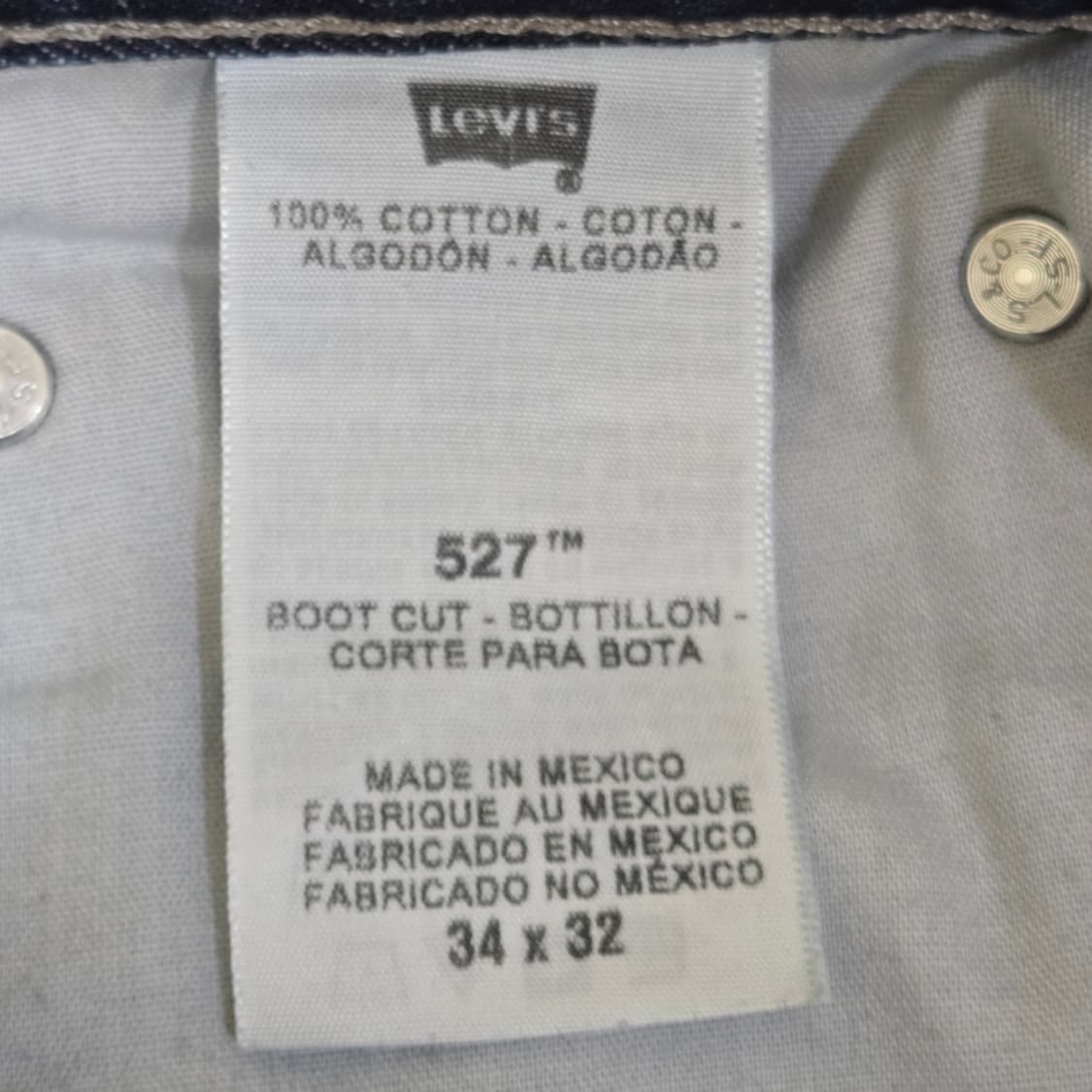 [34] 00’s Levi’s 527 부츠컷 데님팬츠 (인디고) 상품이미지9