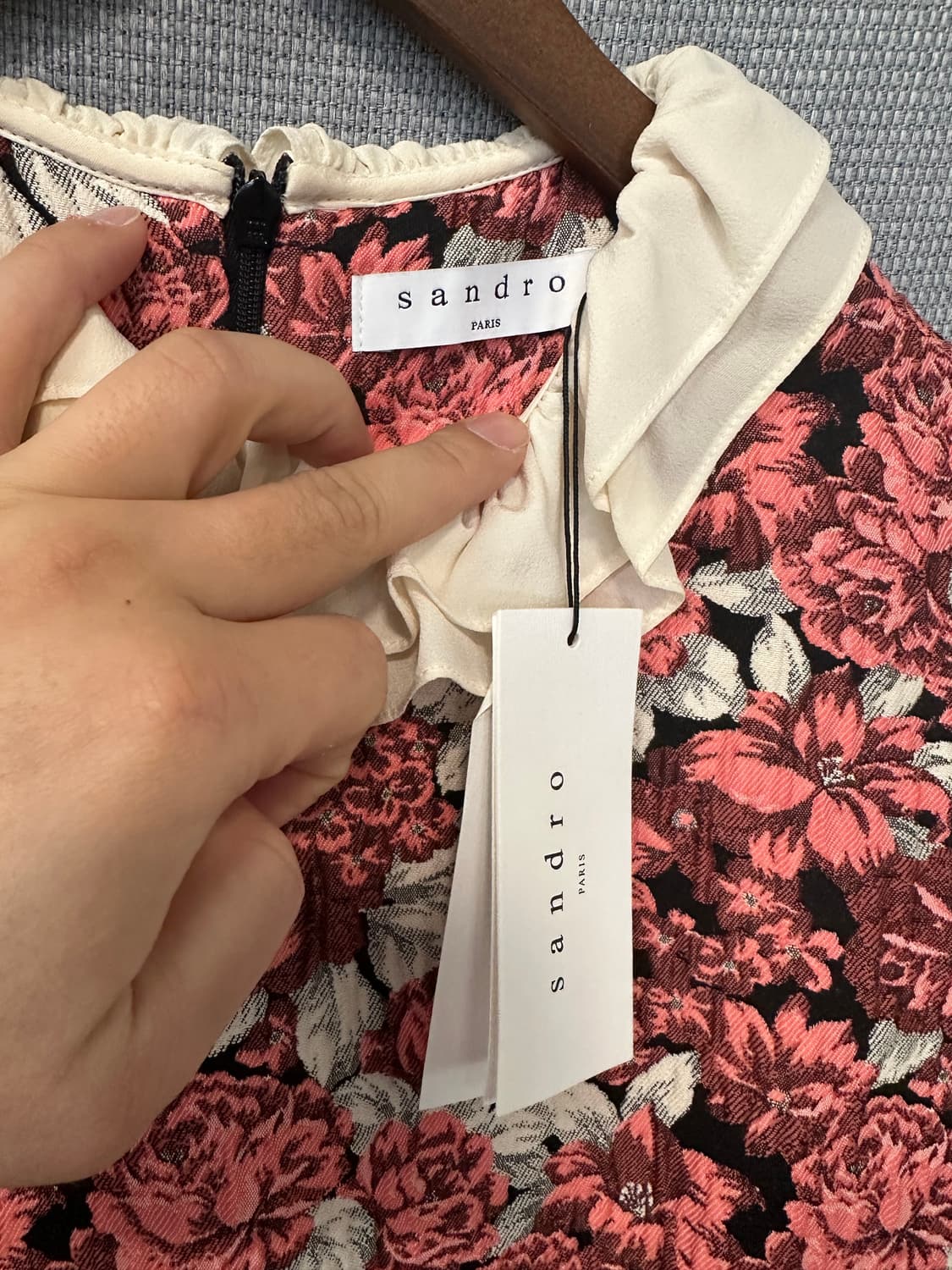 새) 산드로 sandro 플라워 패턴 원피스 상품이미지4