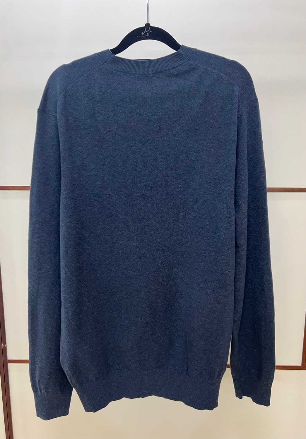 zara(자라) 울 블렌드 니트(블루네이비) XL 상품이미지3