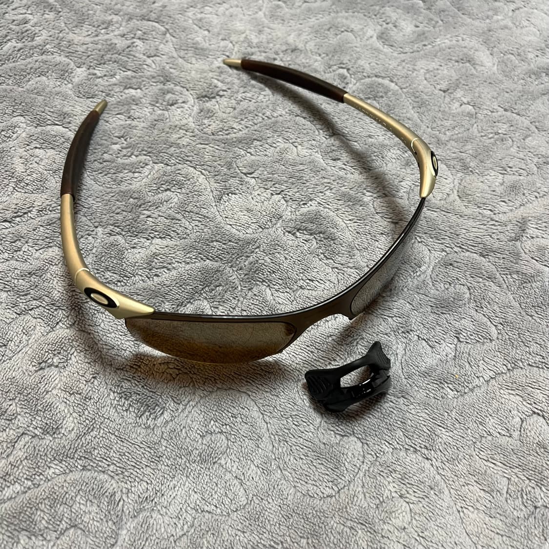 오클리 뉴 제로 0.4 골드 빈티지 oakley new zero 아이자켓 상품이미지6