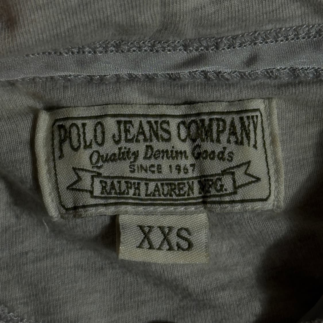 폴로 랄프로렌 빈티지 워싱 후드집업 상품이미지5