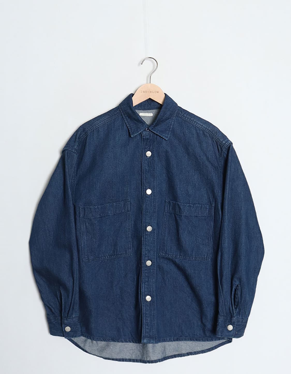 G U Oversized Denim Shirts 상품이미지1