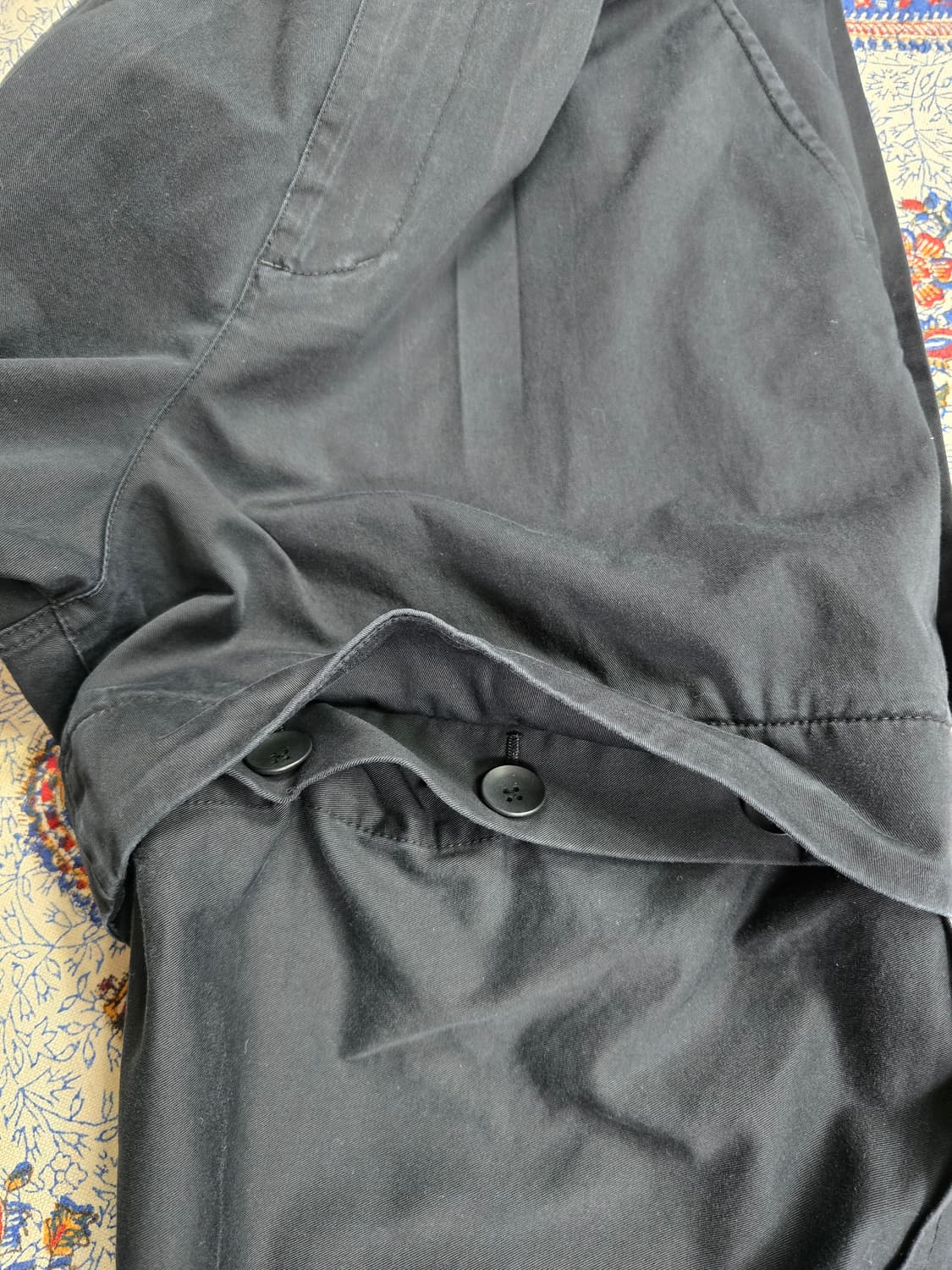 HARE 블랙 버클 포인트 배기 팬츠 (1828) 상품이미지5