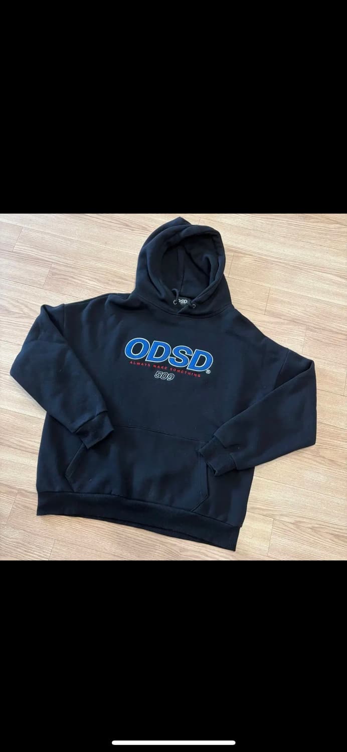 오드스튜디오 ODSD 로고 후드티 블랙 L 상품이미지7