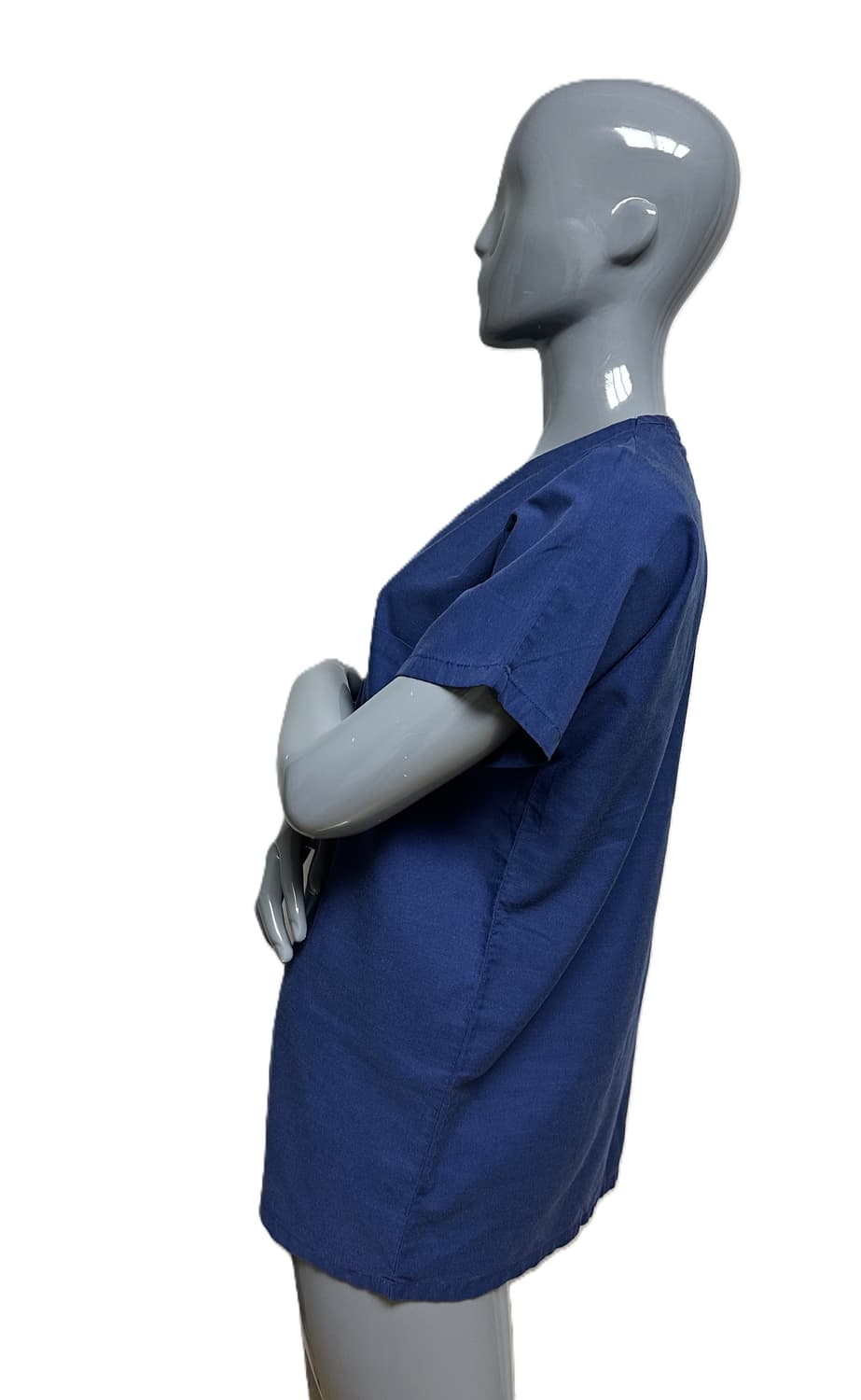 미국 미군 여군용 수술복 간호사 군의관 브이넥 반팔 티셔츠 (S) 상품이미지3