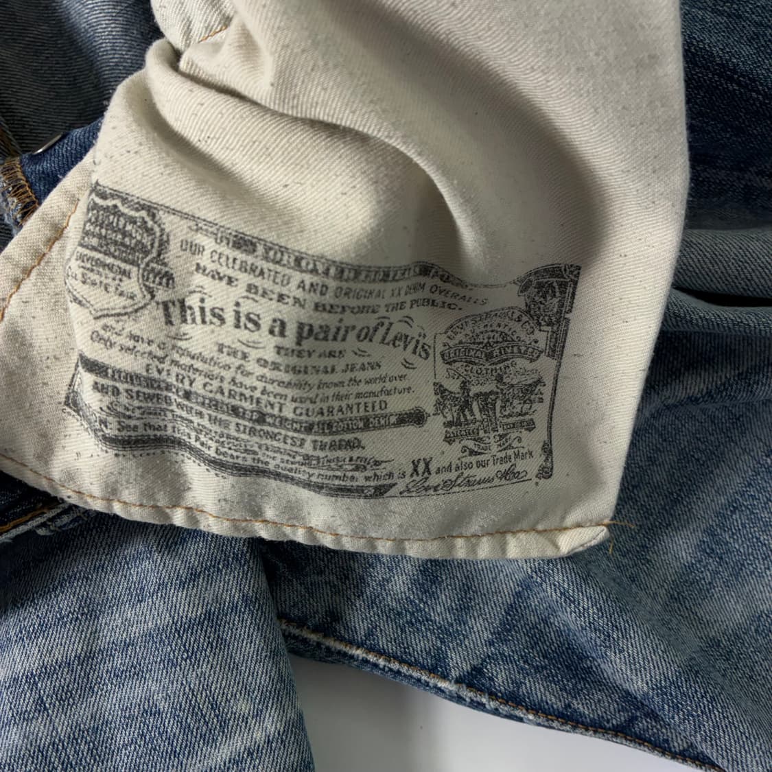Levi's  리바이스 레드탭 501 워싱 데님팬츠 상품이미지6