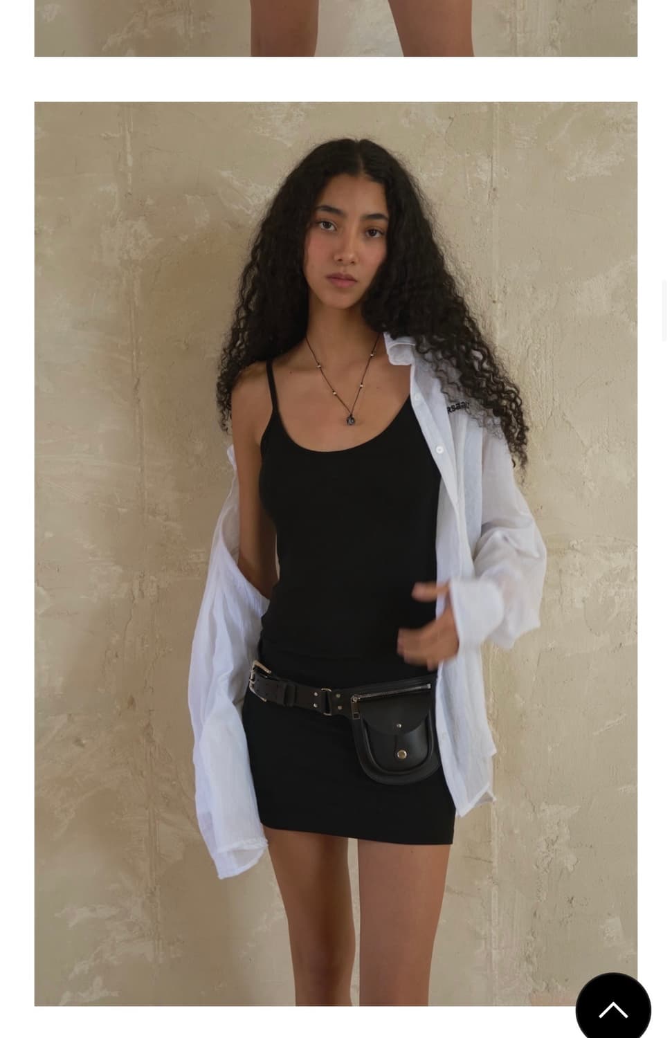 아우어솔티 Gauze Dyed Shirt White 상품이미지2