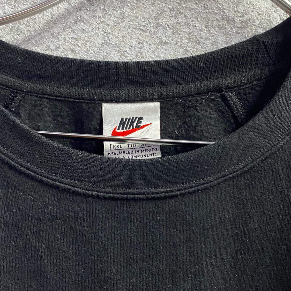 나이키 미들스우시 블랙 스웻셔츠 B3145 상품이미지3