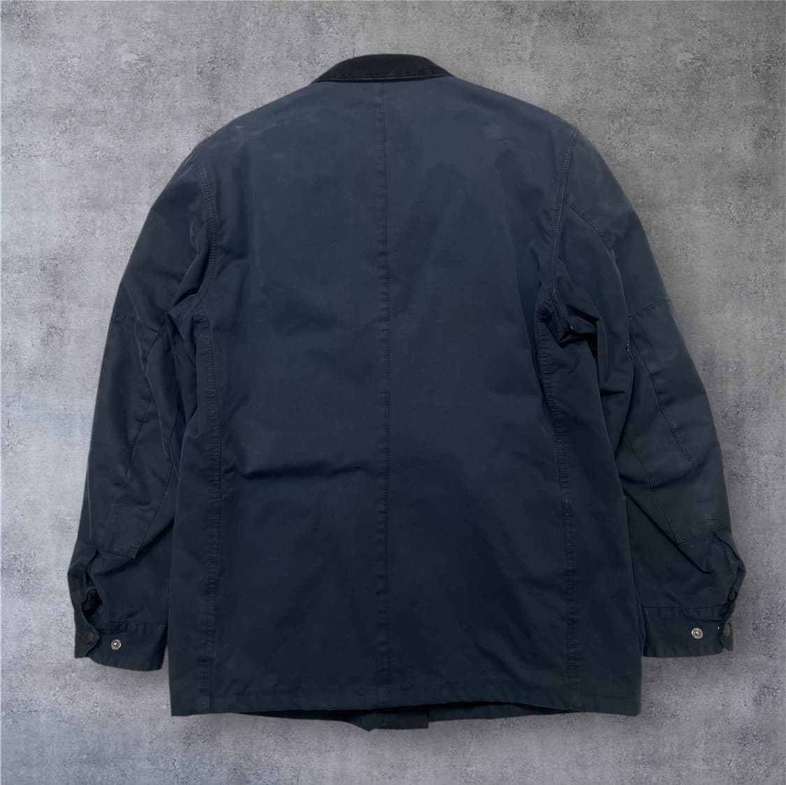 바버 Barbour 네이비 인터내셔널 스티브 맥퀸 왁스 자켓 L(110) 상품이미지9