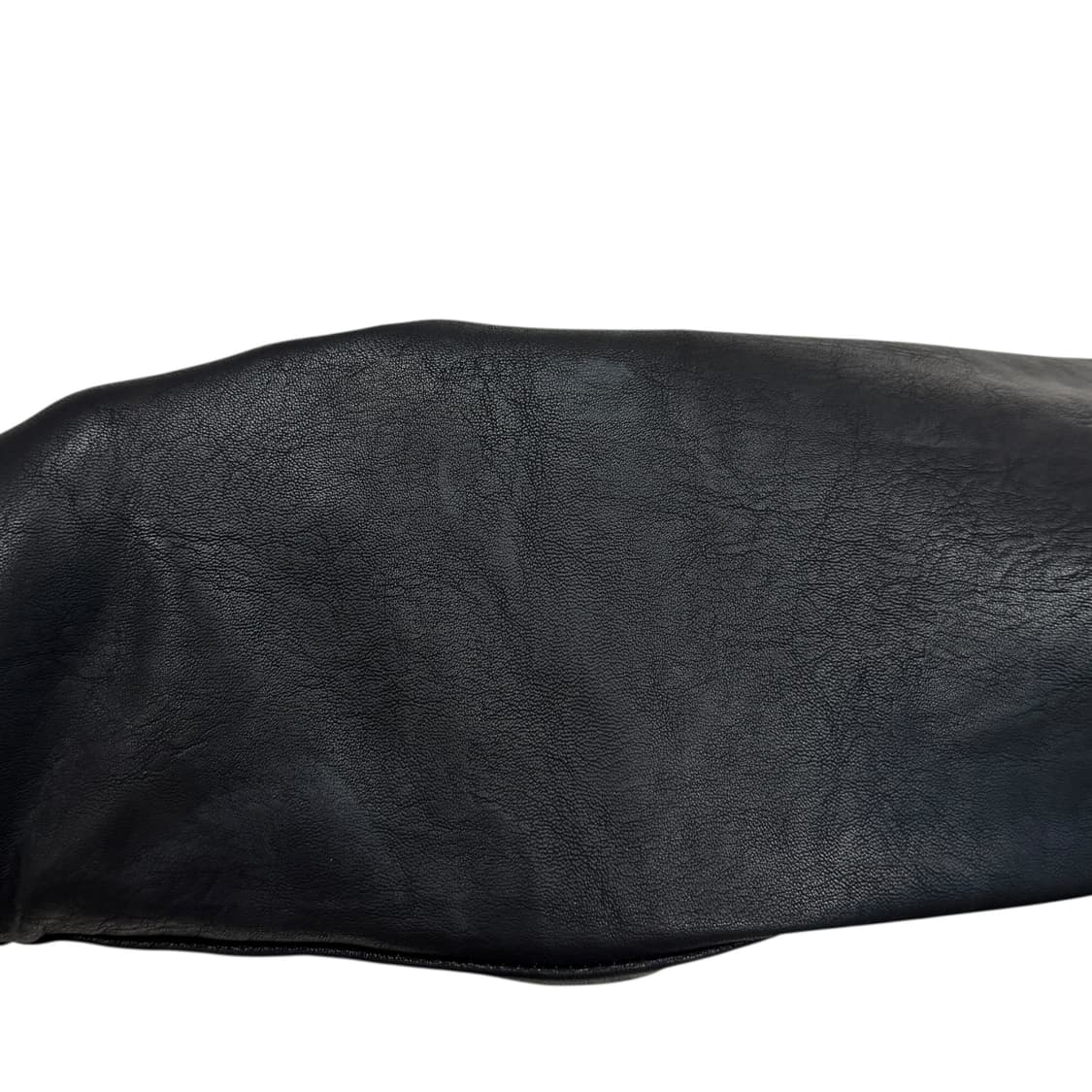 세터 우먼 심볼 브로치 폭스 레더 자켓 클래식 블랙 상품이미지7