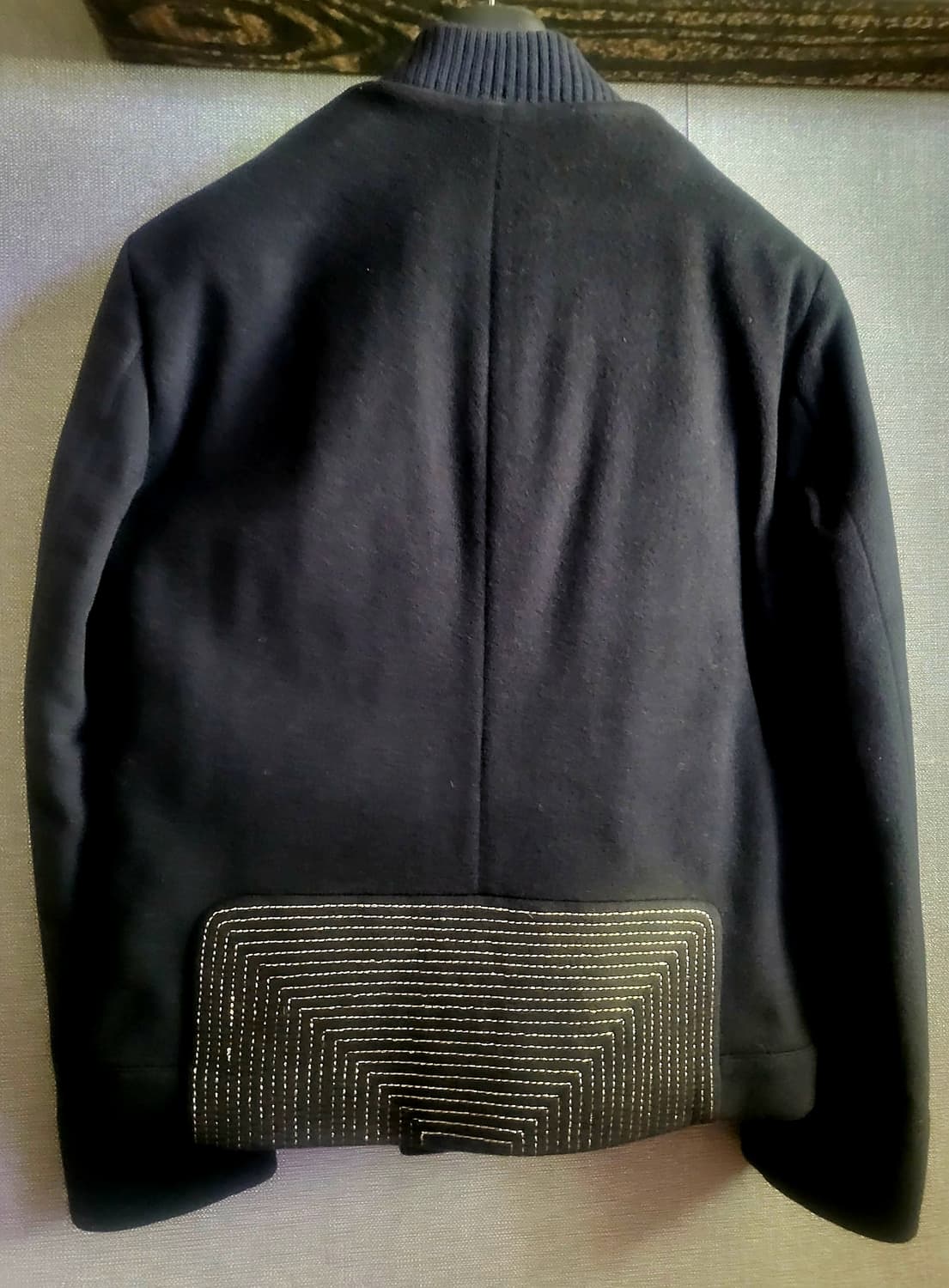 [미사용 택달린 새상품] XESS  모 100 자수자켓 상품이미지1