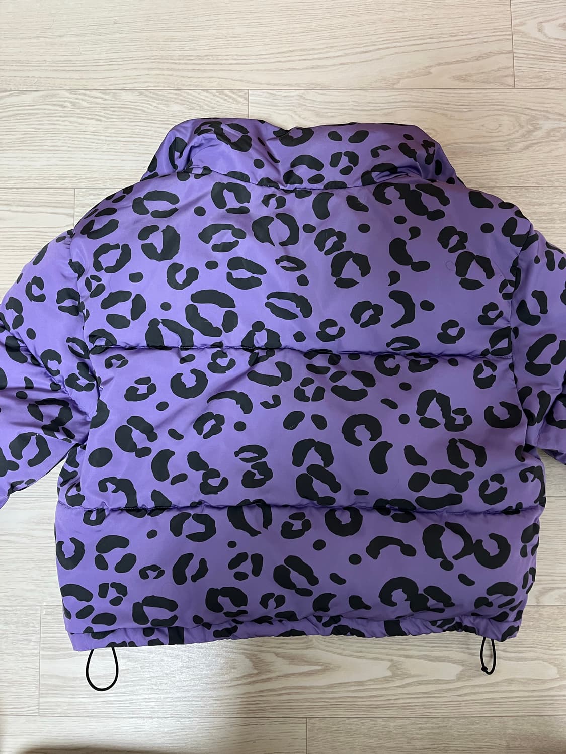 oioi 레오파드 퍼플 패딩  상품이미지3