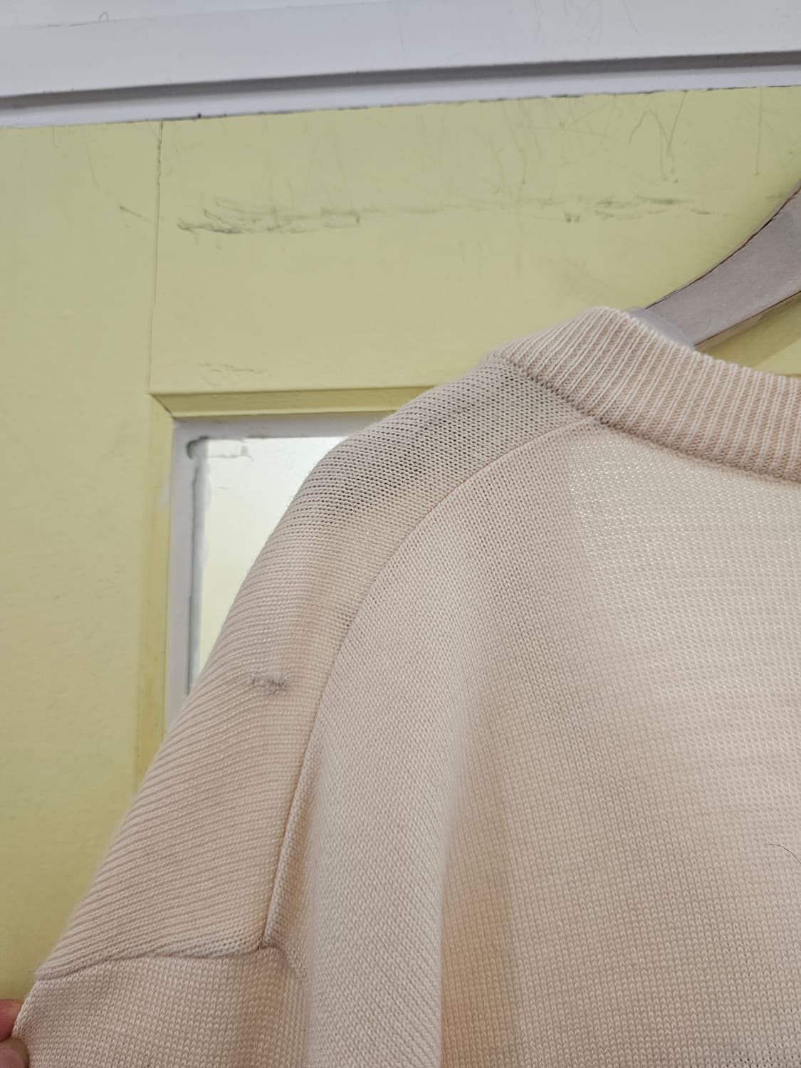 Munsingwear V넥 레드 스트라이프 니트 상품이미지5