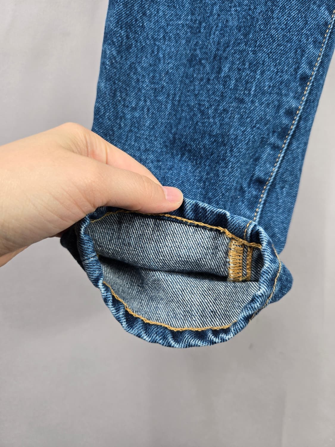 [무료배송]라코스테 34 여성 하이웨이스트 데님 팬츠 청바지 상품이미지5