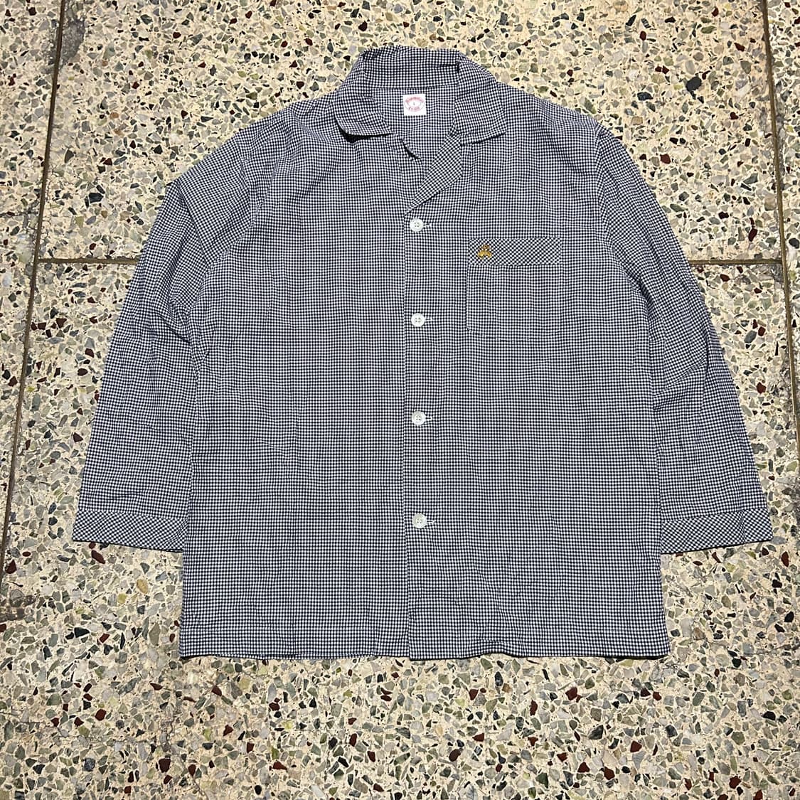 브룩스 브라더스(Brooks Brothers) 오픈카라 체크 셔츠 상품이미지1