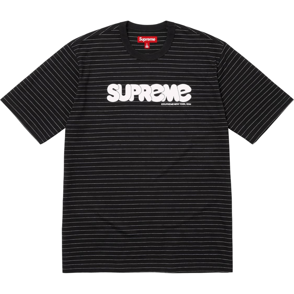 슈프림 버블 숏슬리브 탑 블랙 – 25SS M 상품이미지1