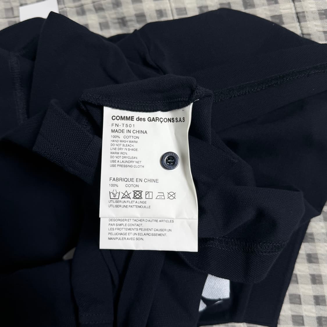 (M) 프레드페리 X 꼼데가르송 셔츠 폴로 pk티셔츠 상품이미지5
