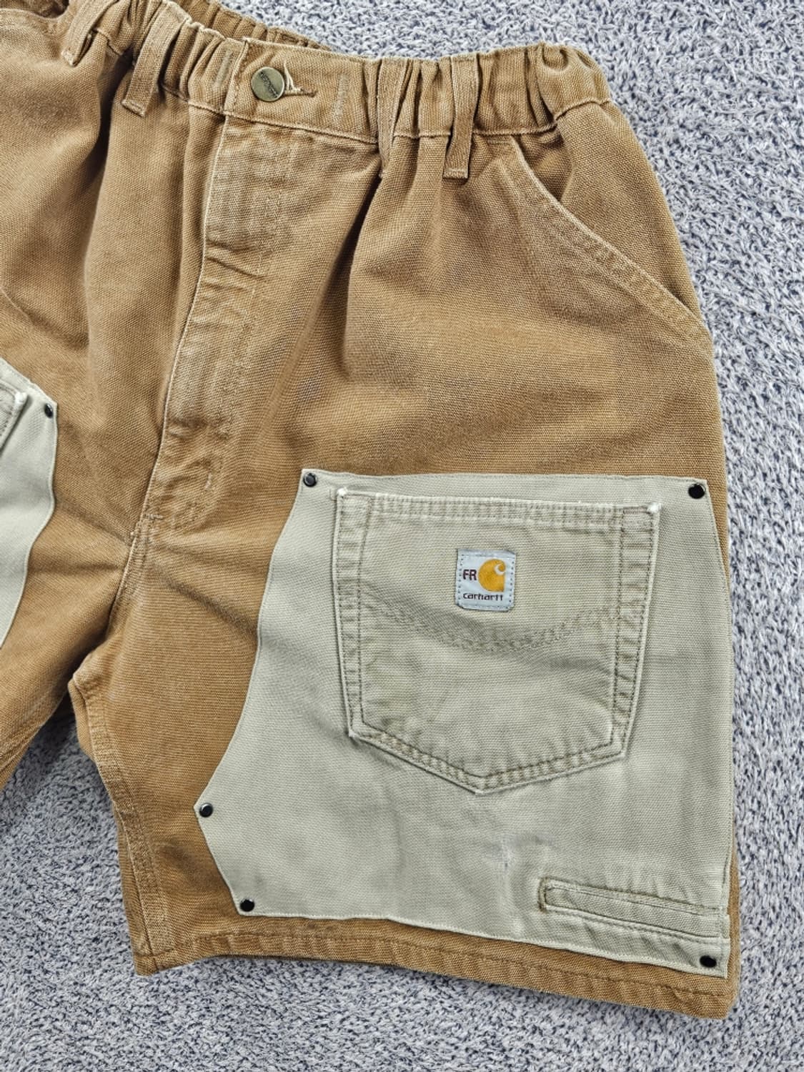칼하트 밴딩 더블니 커스텀 워크 카펜터 반바지 (44추정) / 11491 상품이미지6