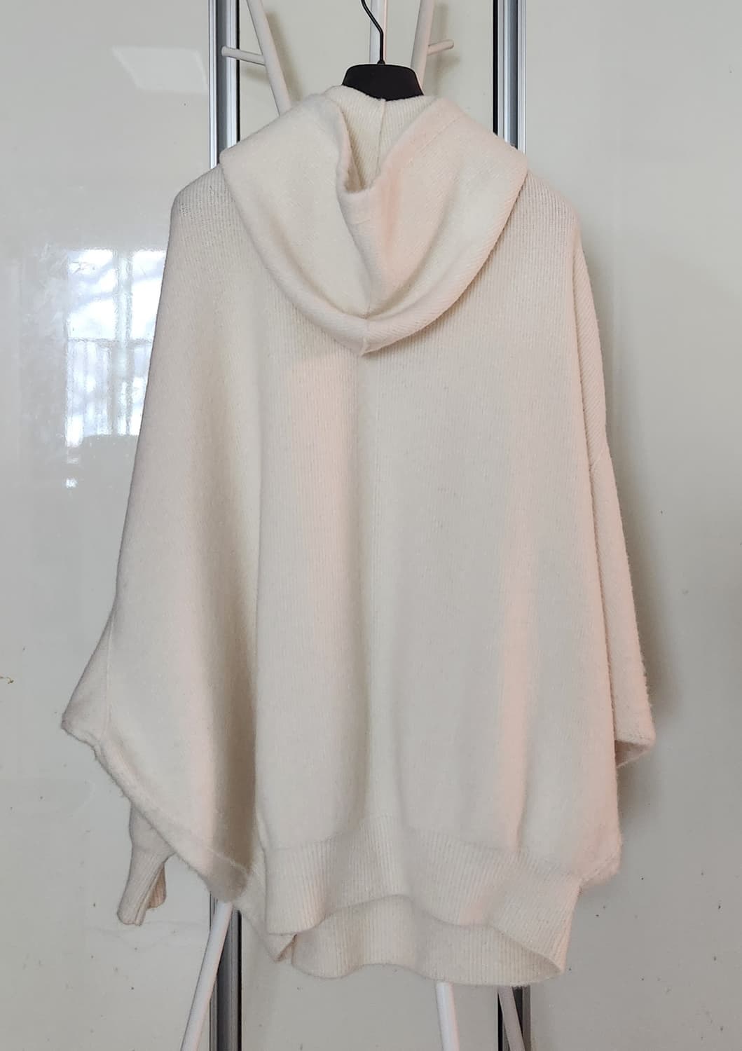 릭오웬스/ FW25 런웨이 HUN 알파카 후드 스웨터 밀크/M 상품이미지9