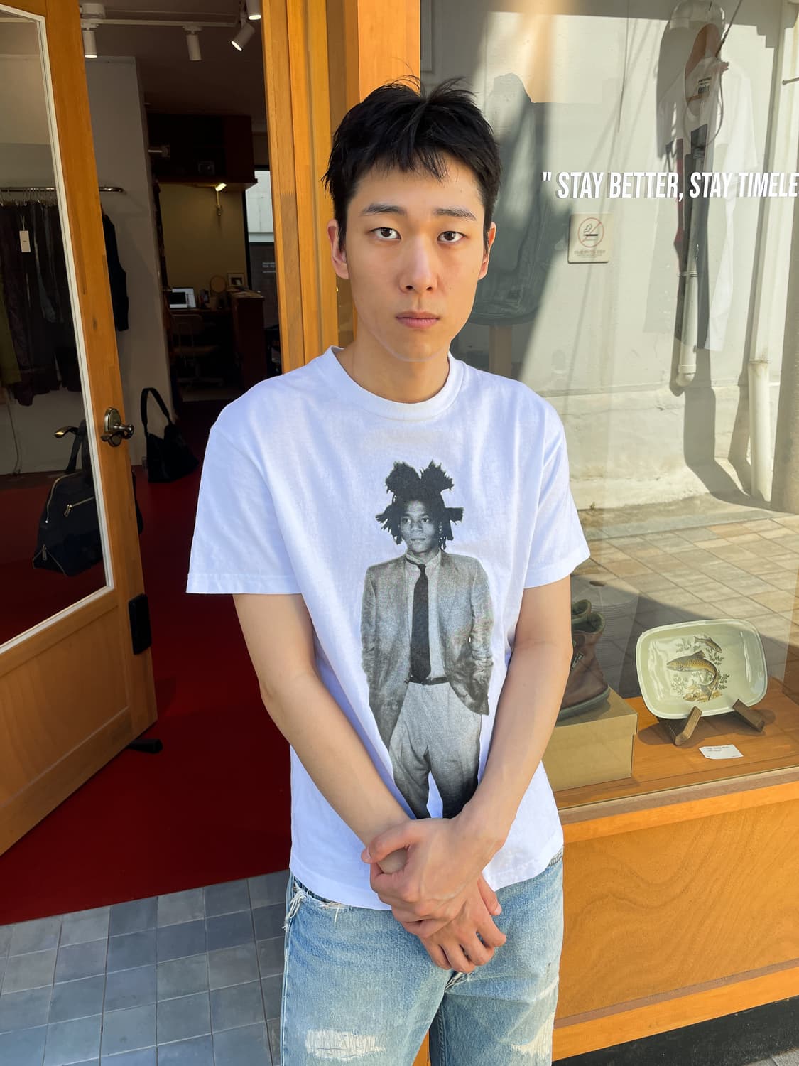 와코마리아 장 미셸 바스키아 반팔 티셔츠 상품이미지5