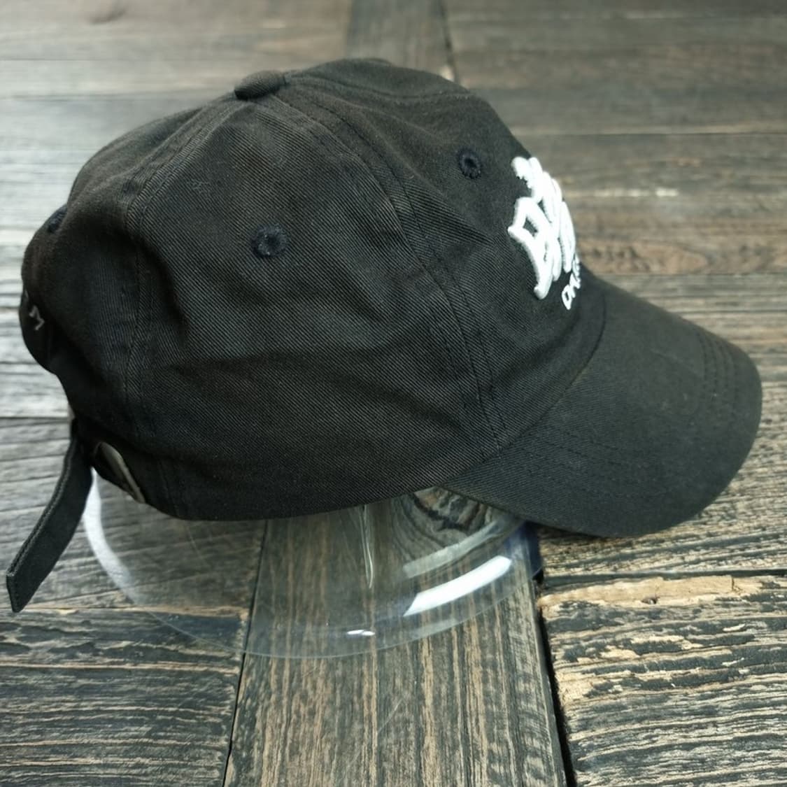 [다크룸 스튜디오] 빅로고 자수 볼캡 블랙 M19585 상품이미지3