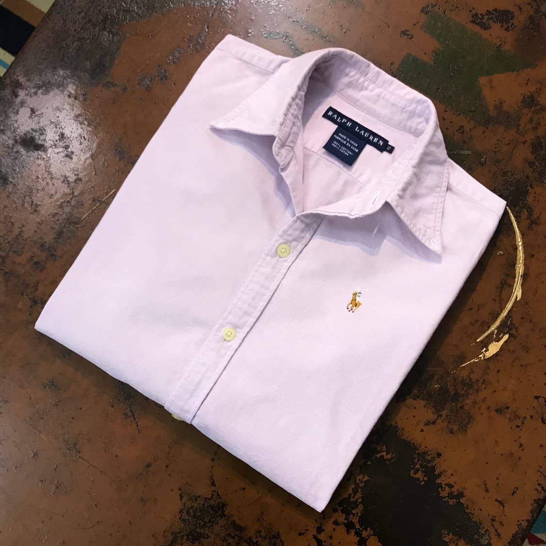 폴로랄프로렌 연보라 옥스포드 셔츠 여성 44 55 사이즈 상품이미지1