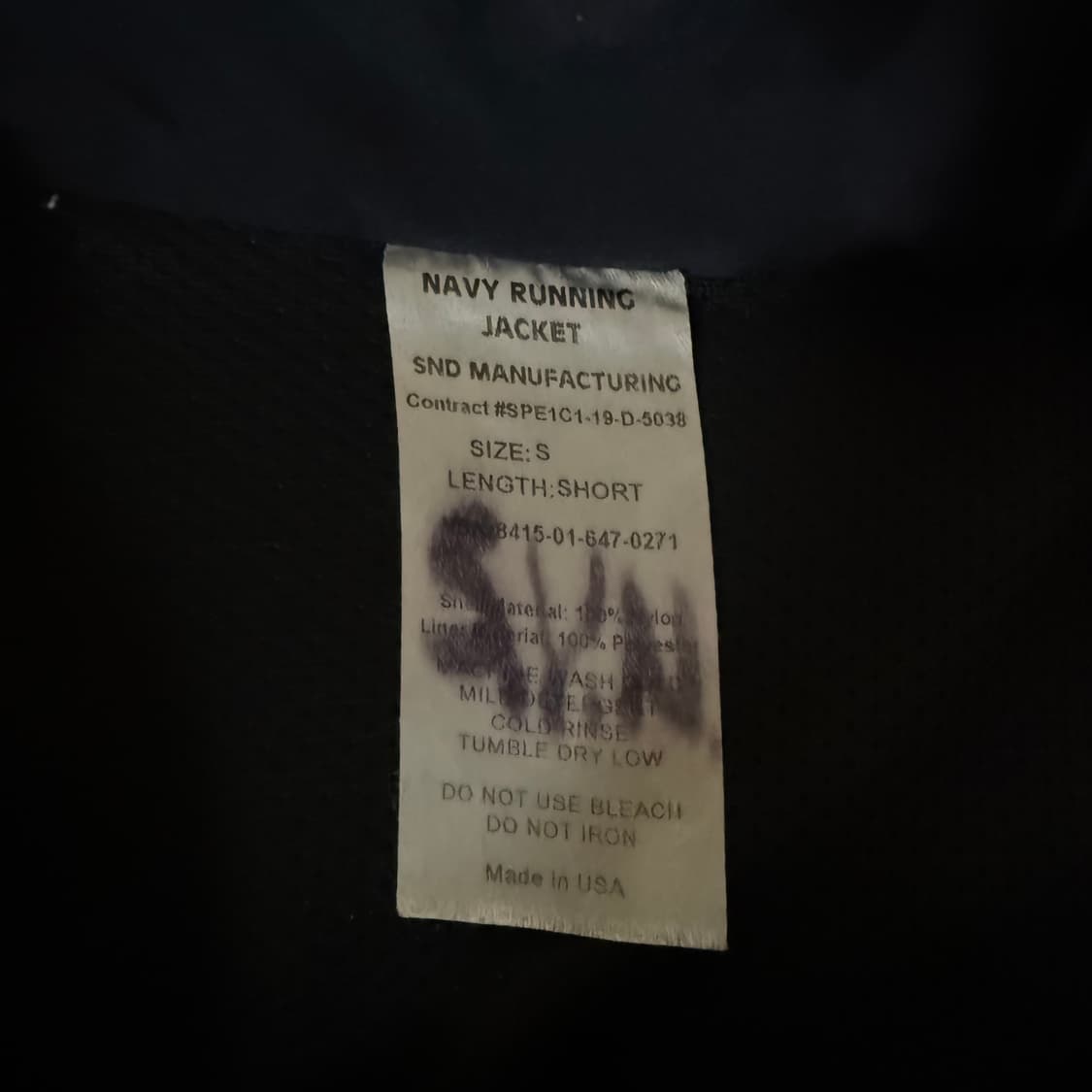 [S] 밀리터리 미 해군 NAVY 바람막이 러닝 자켓 -2 상품이미지3
