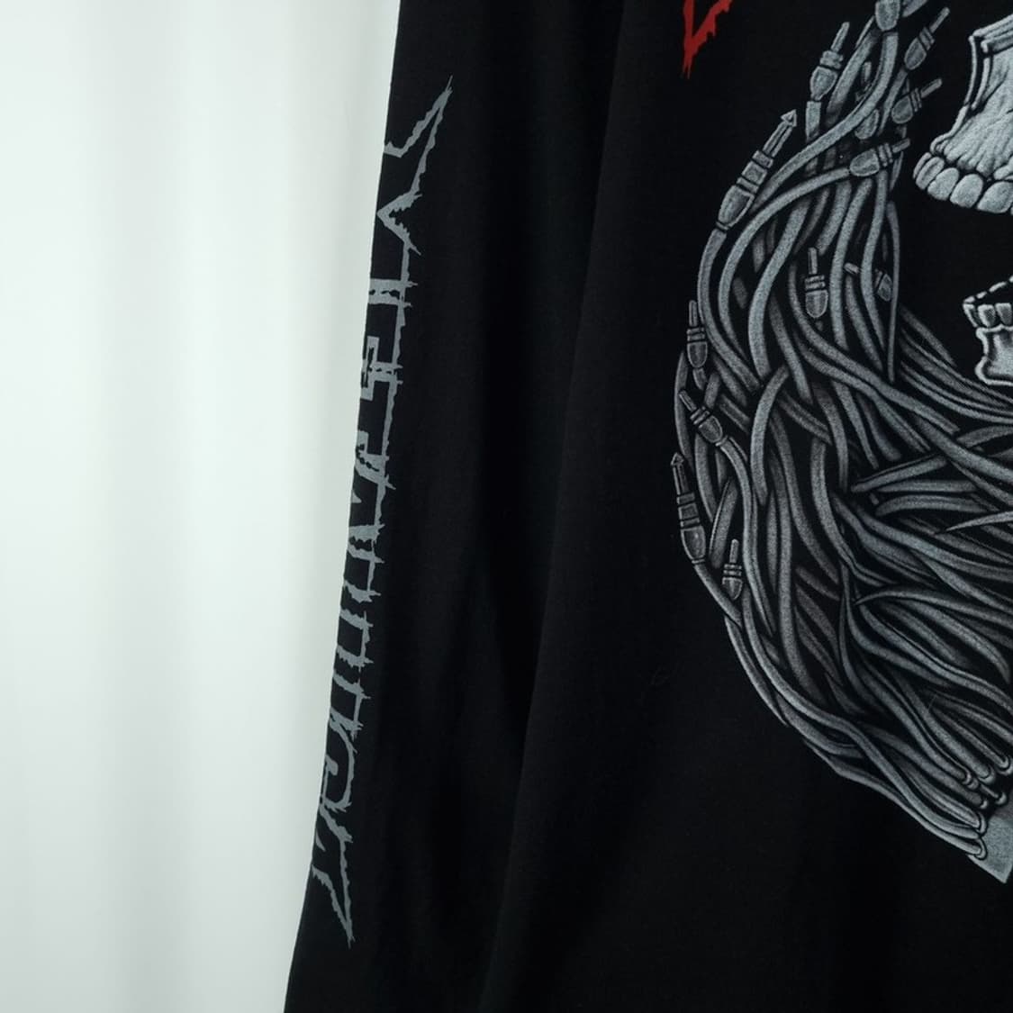 [빈티지] 메탈리카 프린팅 롱슬리브 긴팔티 락티 블랙 M20045 상품이미지7