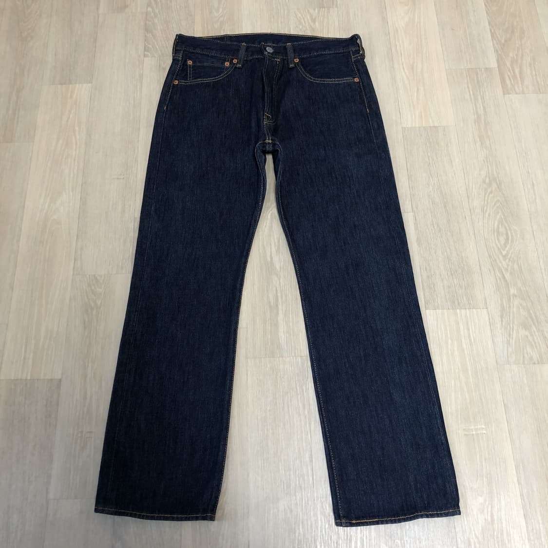 (31) 리바이스 Levi's 501 스트레이트핏 중청 원워시드 데님 상품이미지1