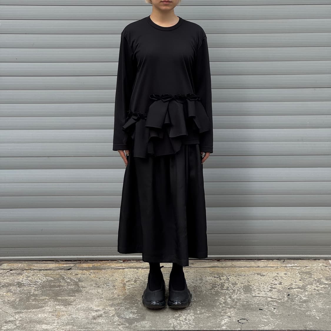 Flower Lace Black Skirt 상품이미지7