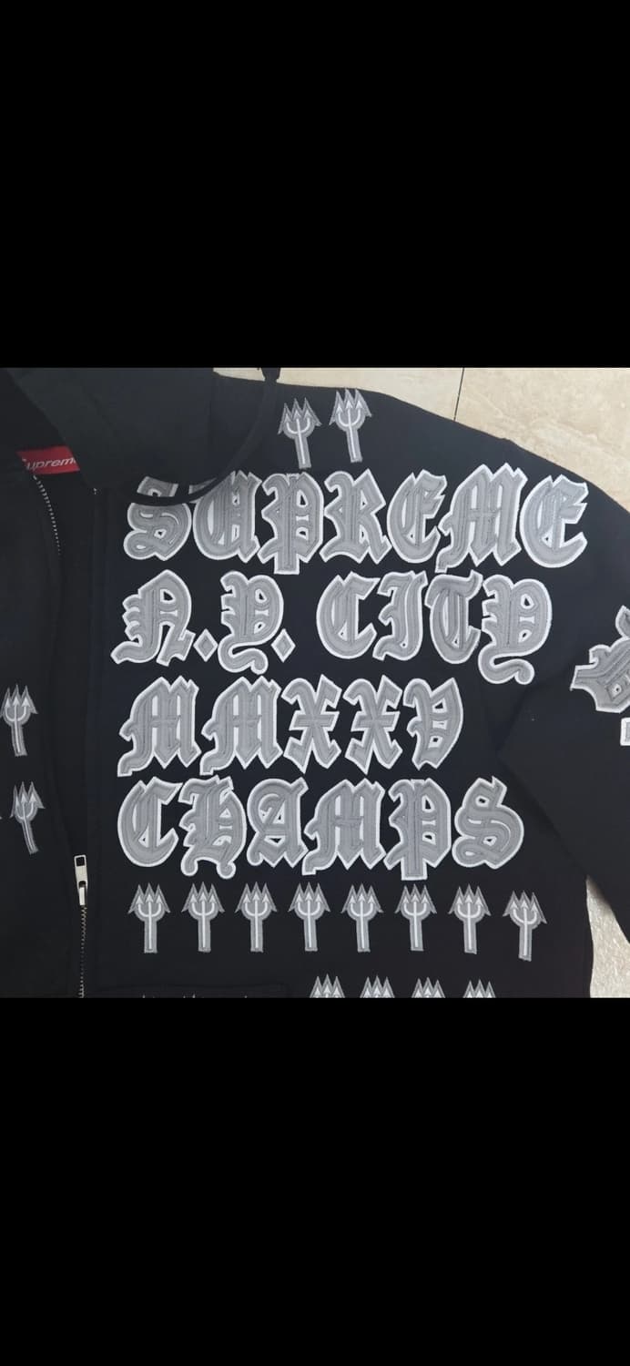 슈프림 리그 챔스 후드집업 상품이미지4