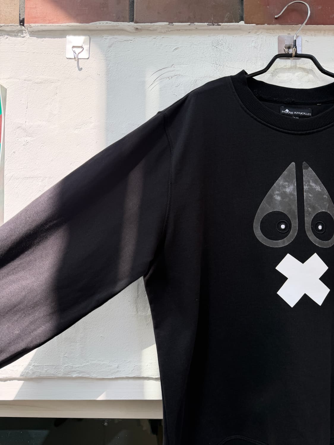 Moose Knuckles 무스너클 블랙 맨투맨 XL 상품이미지4