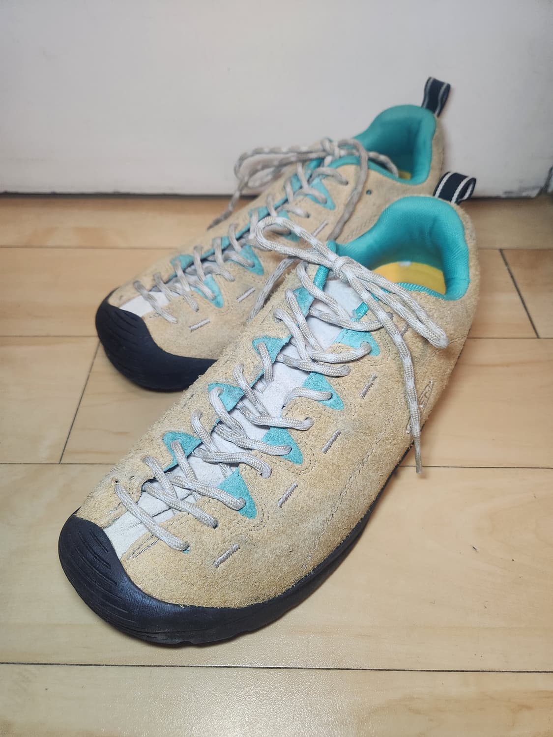 (280)(W)킨 재스퍼 스웨이드 스니커즈 베이지 상품이미지1