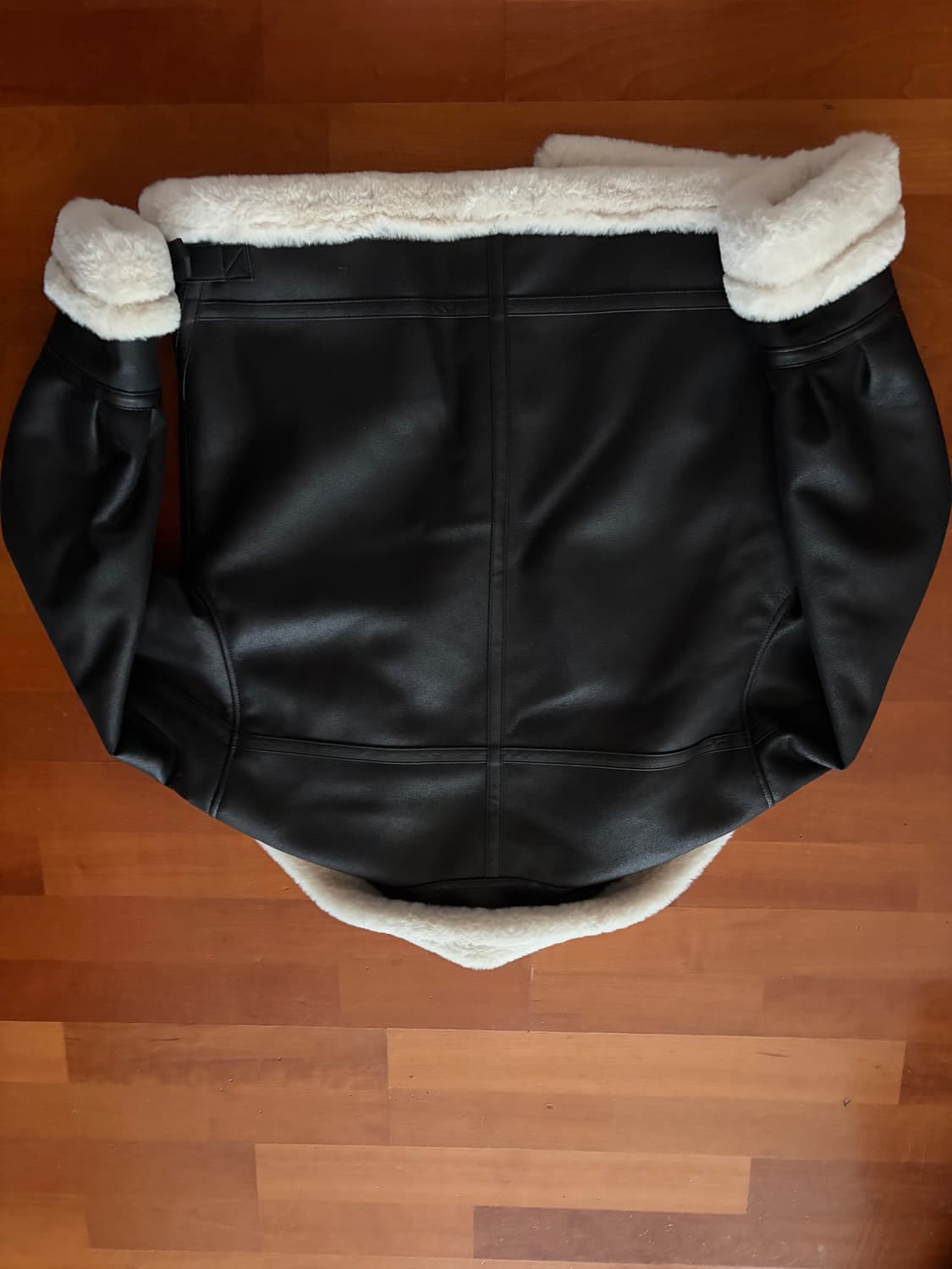 도프제이슨 하이넥 레더 무톤 자켓 m 상품이미지5