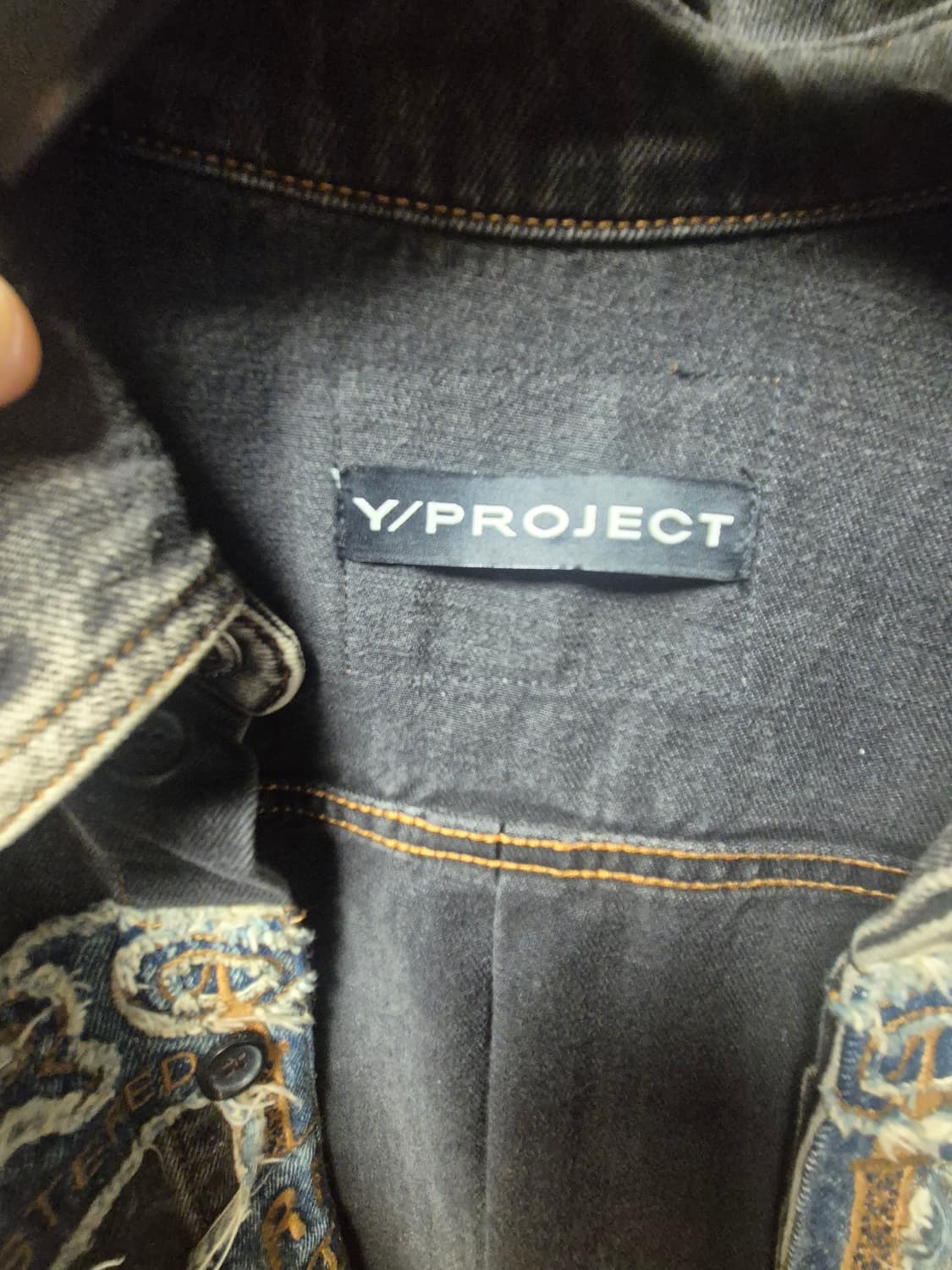 yproject 데님셔츠 정국착용 [XL] 상품이미지4