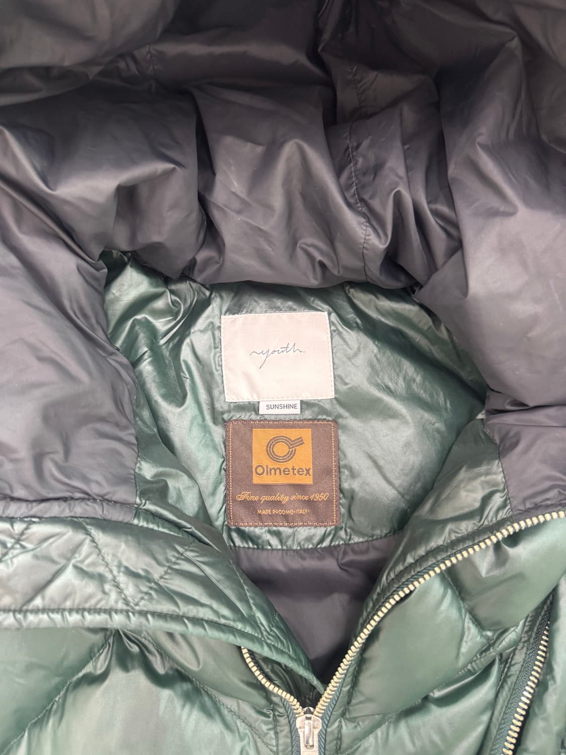 유스 퀄티드 다운 패딩 코트 상품이미지2