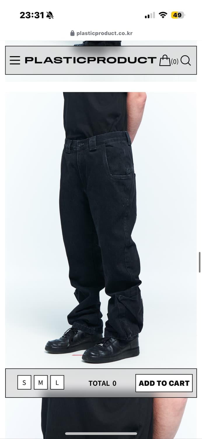MPa ANKLE CARGO PANTS (BLACK) 상품이미지3