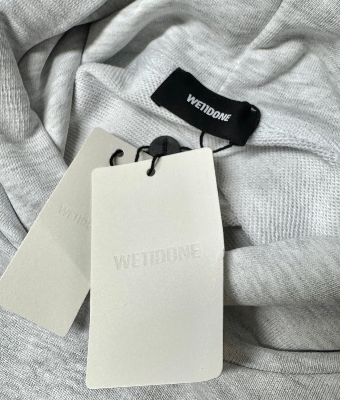 WE11DONE 웰던 테디베어 프린팅 오버핏 후드 스웻셔츠 L 상품이미지7