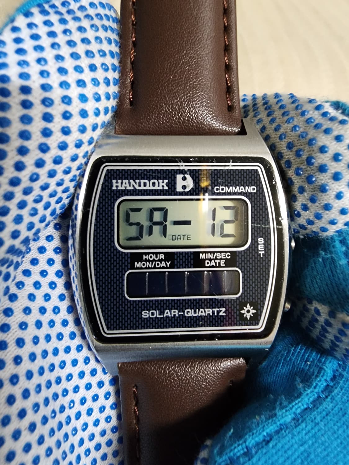 80s 한독 빈티지 솔라 쿼츠 전자시계 상품이미지7